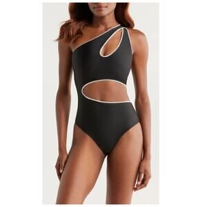 BOAMAR Etro Asymmetric Cutout One-Piece Swimsuit Size Medium